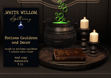 White Willow. Apothecary: Cauldron Set  