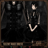 =^.^= Curious Kitties - Silent Rage Dress - Black
