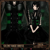 =^.^= Curious Kitties - Silent Rage Dress - Green