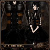 =^.^= Curious Kitties - Silent Rage Dress - Orange