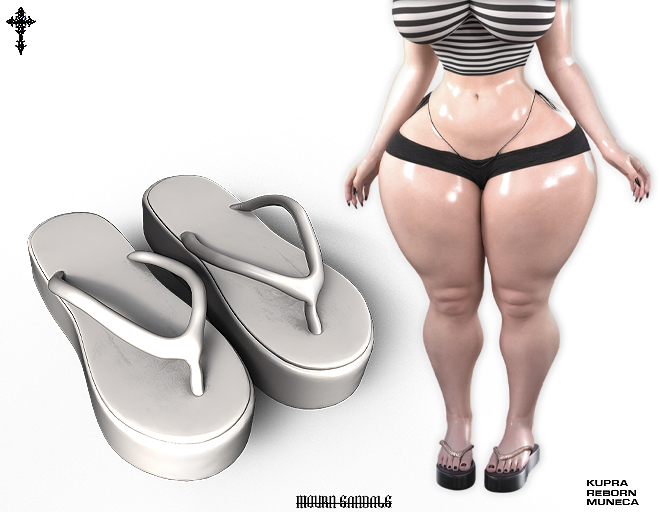 V/ MOURN Sandals  - WHITE