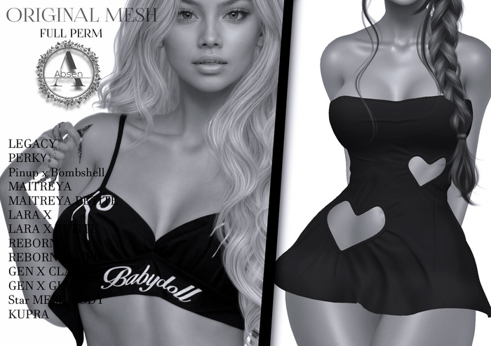 8219 DEMO **ABSEN** F-2277 DRESS  FULL PERM