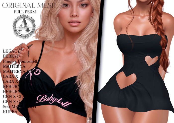  8220  **ABSEN** F-2277 DRESS  FULL PERM
