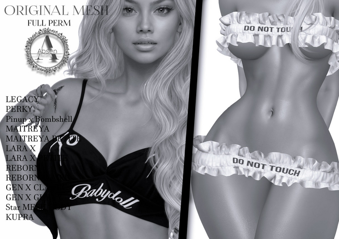 8228 DEMO **ABSEN** F-2280 SKIRT  FULL PERM