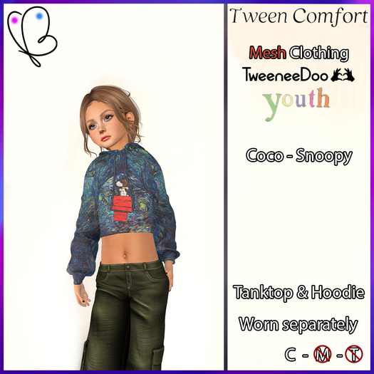 Tween Comfort - Coco - Snoopy - TWD & Youth