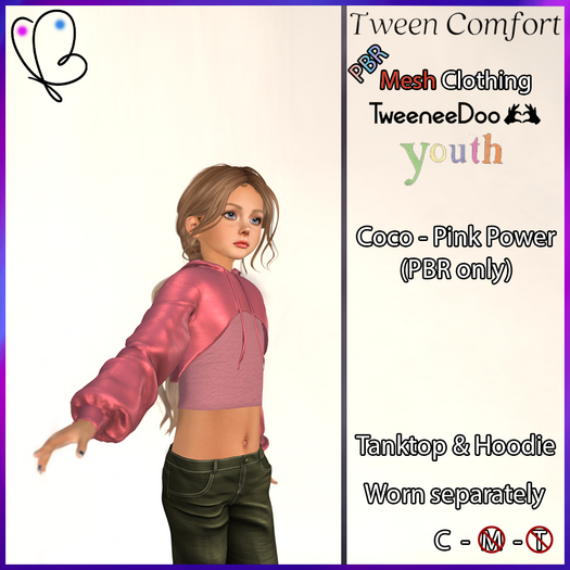 PBR - Tween Comfort - Coco - Pink Power