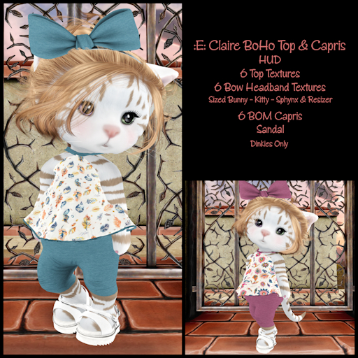 :E: Claire BoHo Top & Capris