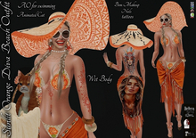 Sunlit Orange Diva Beach Outfit