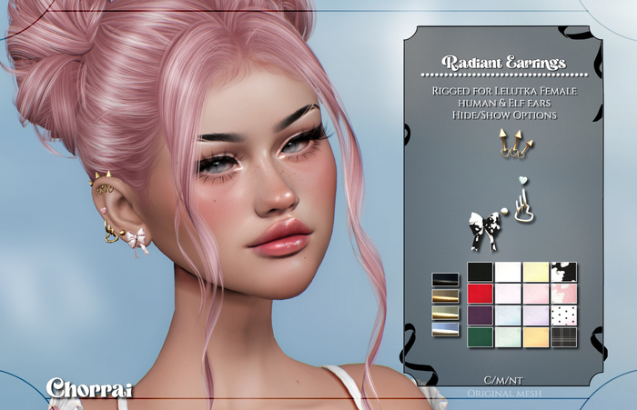 Chorrai - Radiant Earrings {FATPACK}