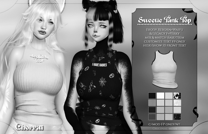 Chorrai - Sweetie Tank Top {DEMO}