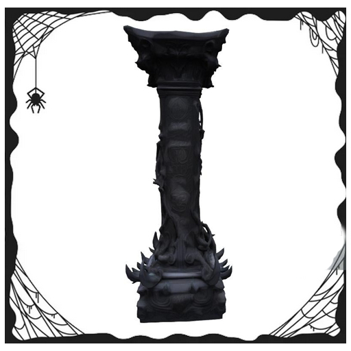 Column Pillar with Vines