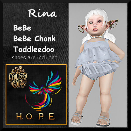 H.O.P.E. Rina baby blue jean