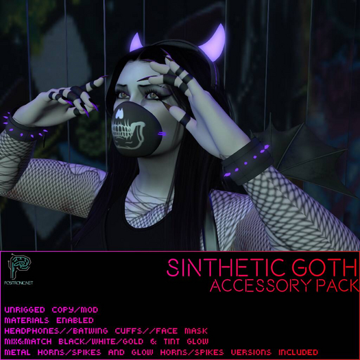 PN // NODE001 // Sinthetic Goth // Accessory Pack