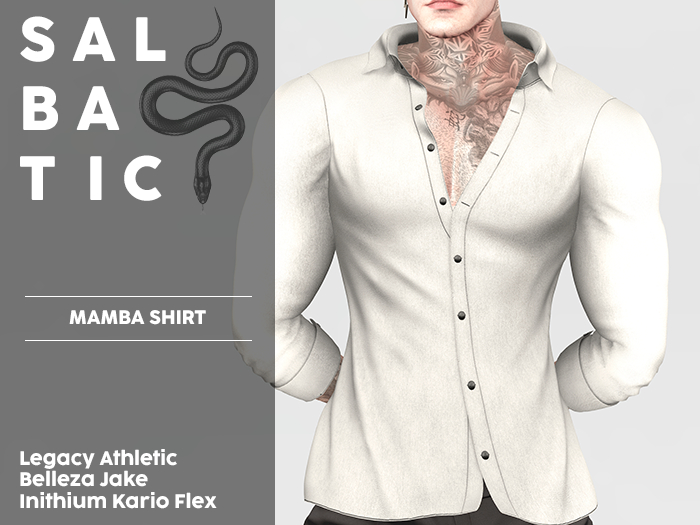 SALBATIC - MAMBA SHIRT WHITE