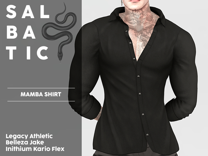 SALBATIC - MAMBA SHIRT BLACK