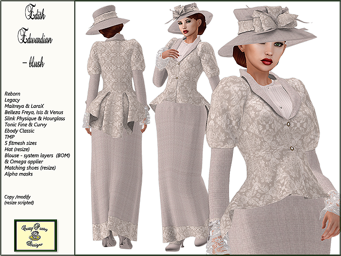 Crazy Pastry Designs Edith Edwardian - blush