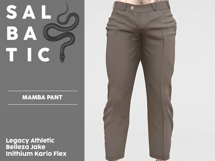 SALBATIC - MAMBA PANT GREY