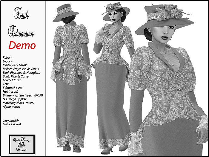 Crazy Pastry Designs Edith Edwardian DEMO