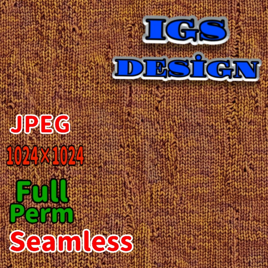 Full Perm Seamless Texture - Knitted Fabric In Autumn Colours 