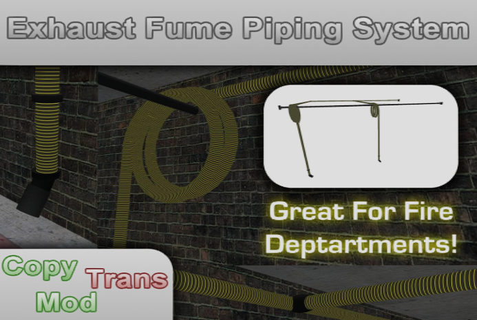 Exhaust Fume Piping System {Boxed}