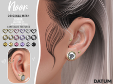 DATUM // NOOR EARRINGS ♡ [ PBR ] | LELUTKA ♡