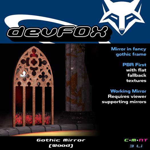[devFOX] Gothic Mirror (Wood)