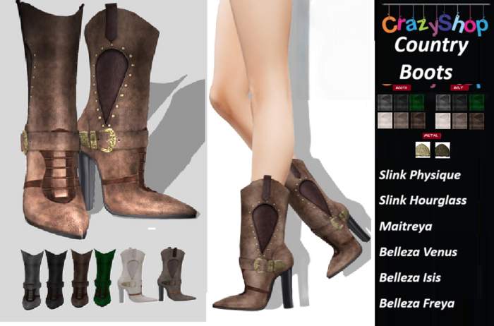 Crazy Country Boots