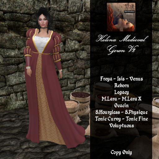 DI Helena Medieval Gown V2