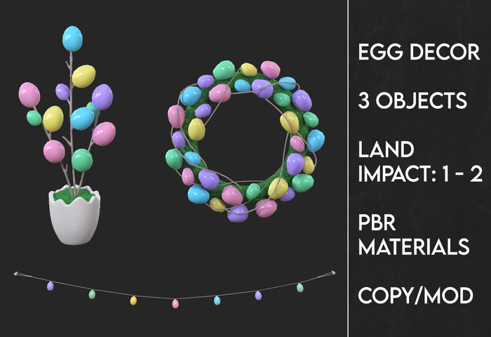 Egg Decor Set