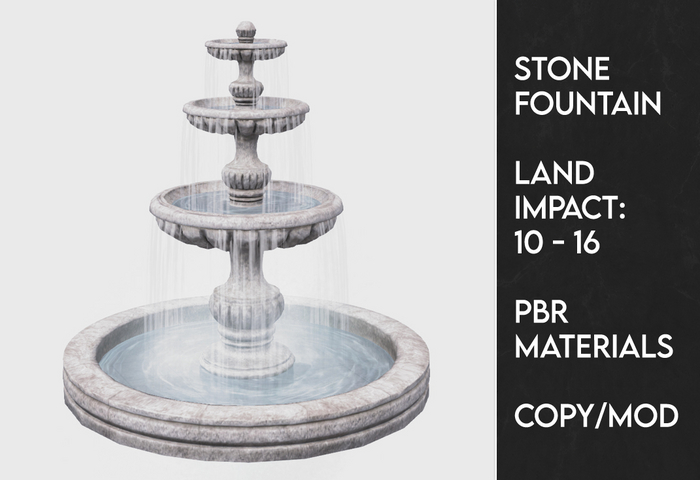 Large Stone Water Fountain