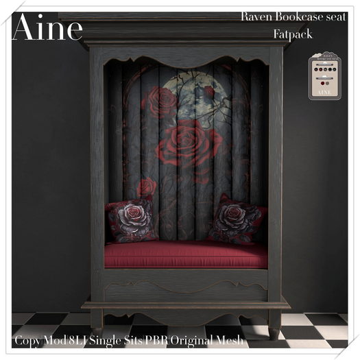 Aine - Raven Bookcase Seat Fatpack (ADD)