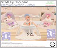 ! Whippersnappers ! - Baby floor seat - PREMIUM Pastel 