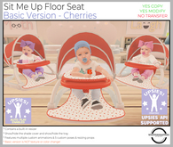 ! Whippersnappers ! - Baby floor seat - Cherries 