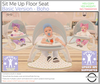 ! Whippersnappers ! - Baby floor seat - Boho 