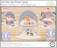 ! Whippersnappers ! - Baby floor seat - Blueberries 