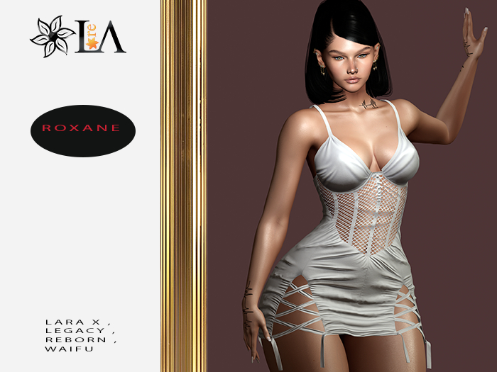 LA-Unpack  Dress Lya white