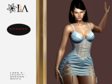 LA-Unpack  Dress Lya sky blue