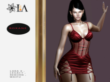 LA-Unpack  Dress Lya Red