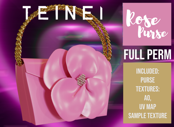 TEINEI - ROSE PURSE -  FULL PERM