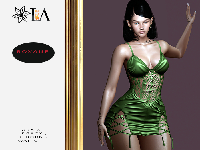 LA-Unpack  Dress Lya Green