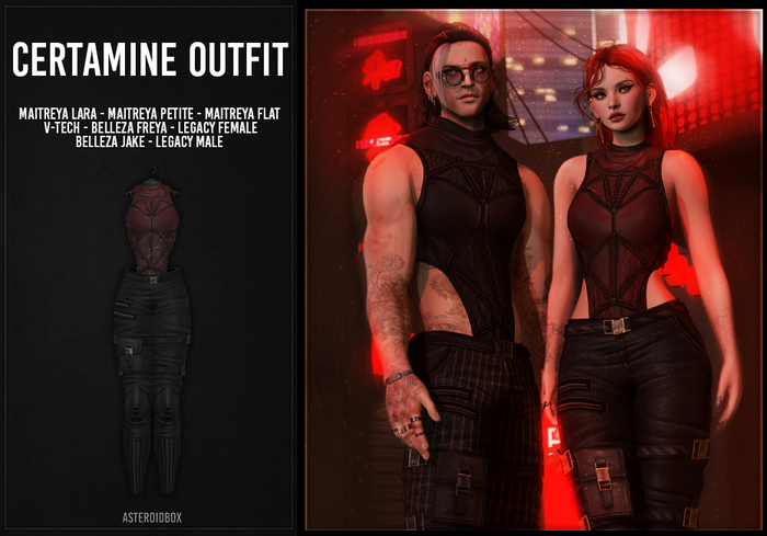 AsteroidBox. Certamine Outfit - Red