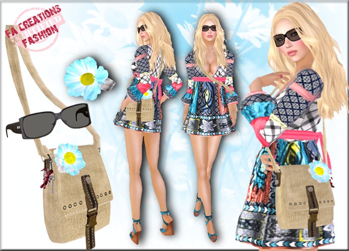 Patchwork Dress Outfit