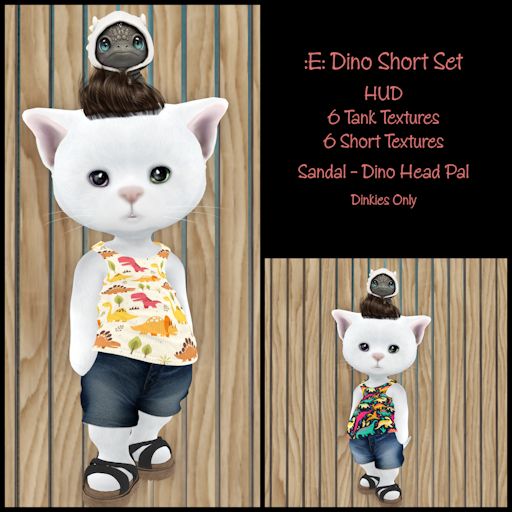 :E: Dino Shorts Set
