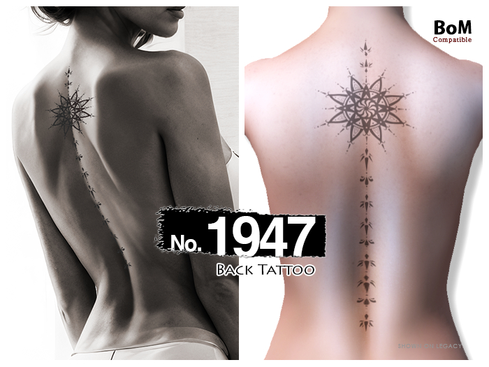 (Back Tattoo) No.1947