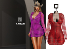 RAPTURE-Dress Amiah-Foxy Red