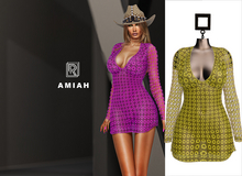 RAPTURE-Dress Amiah-Lemon