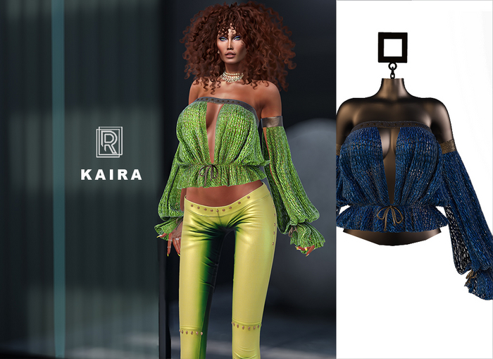 RAPTURE-Top Kaira-Pacific Blue