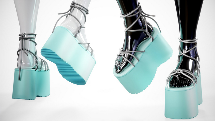 Sbrose Sandals Biruza 
