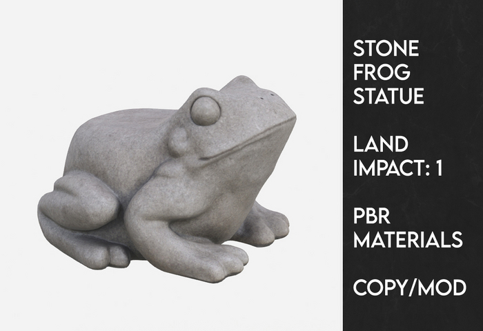 Stone Frog Statue