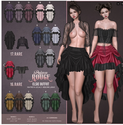 POISON ROUGE Elsie REBORN COMPLETE